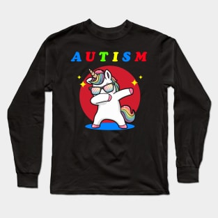 Autism awareness Unicorn Long Sleeve T-Shirt